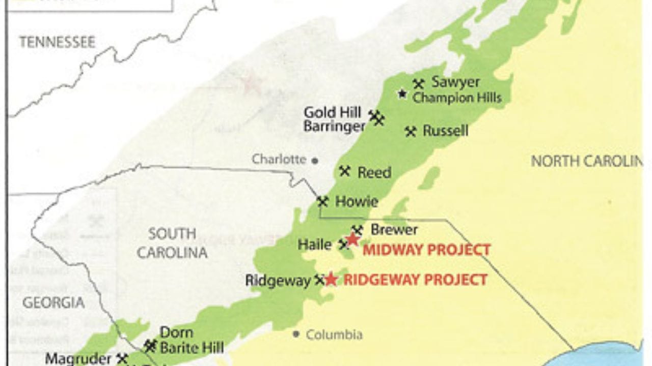 Where to Gold Mine in South Carolina