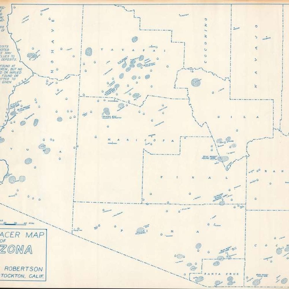 Map of Gold Deposits